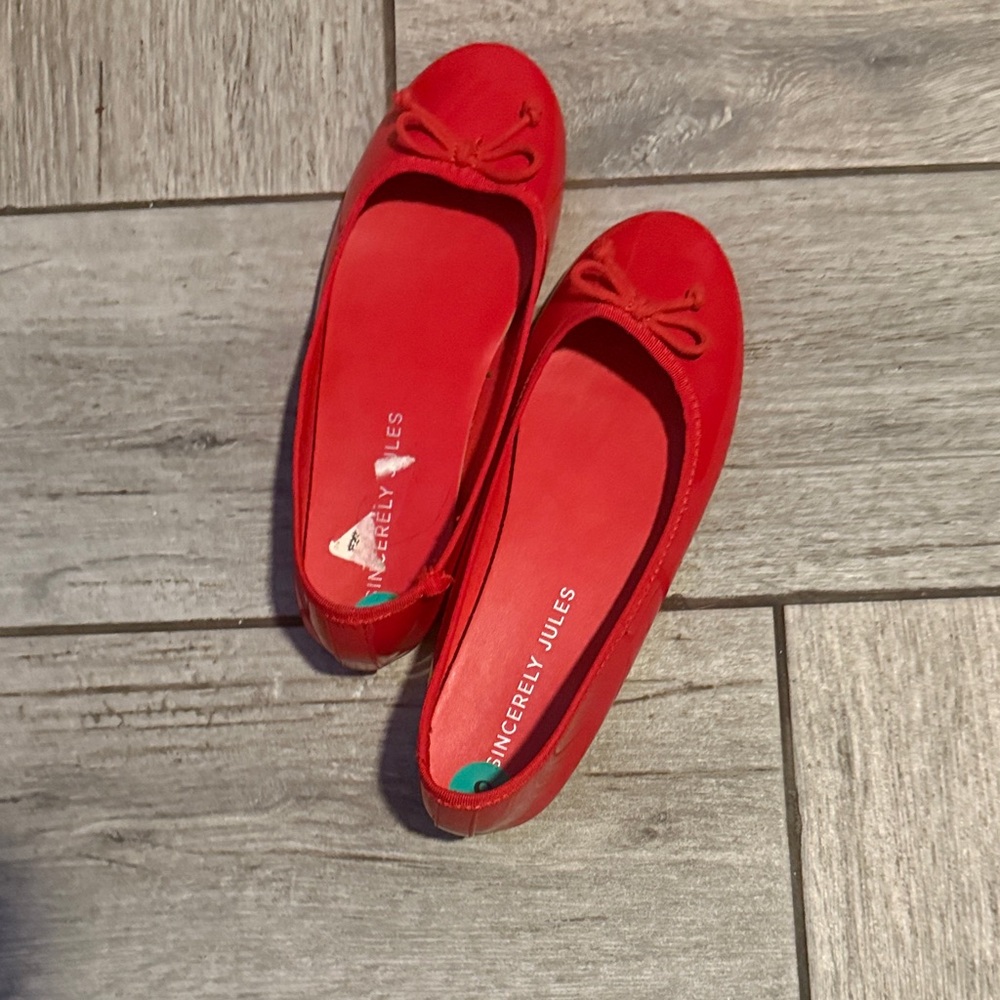 Sincerely Jules Vibrant Red Flats